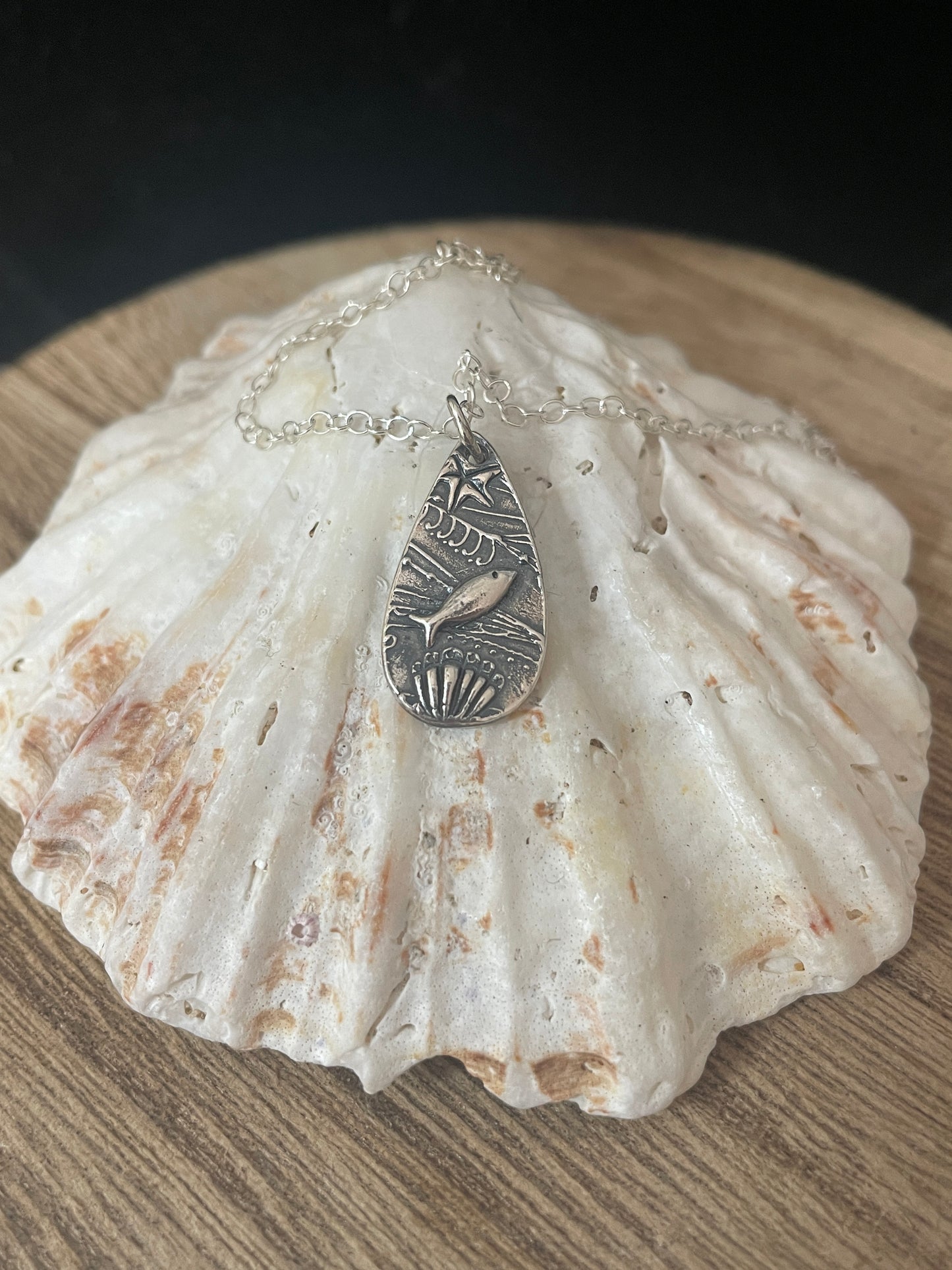 Small Silver Under The Sea Necklace
