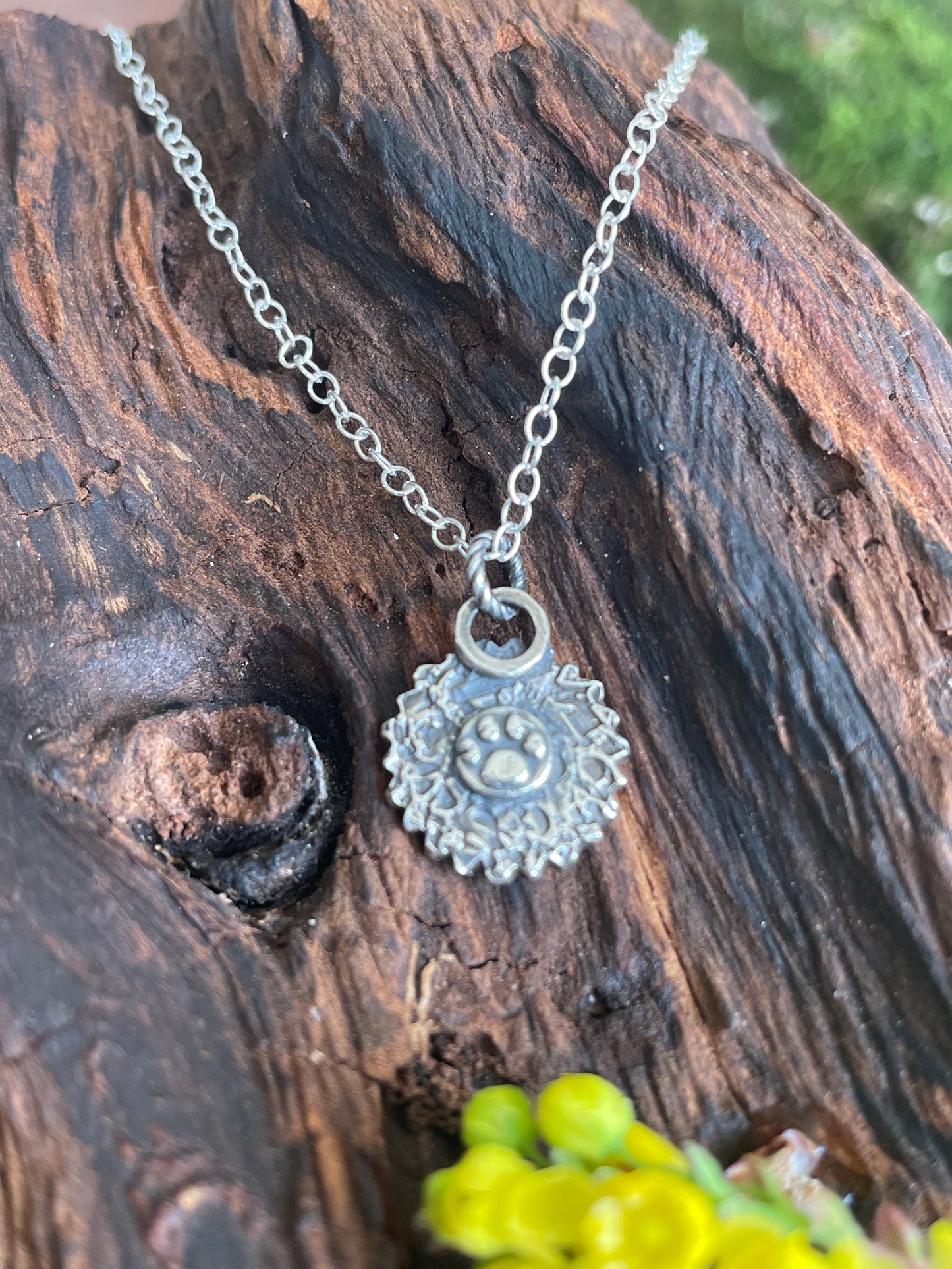 Small Sunflower pendant