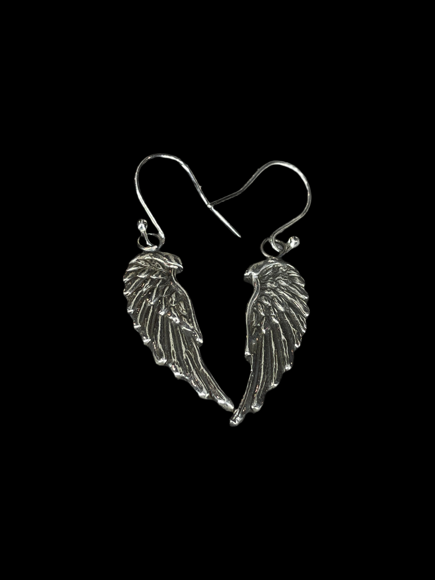 Large Angle Wing Dangle Earrings