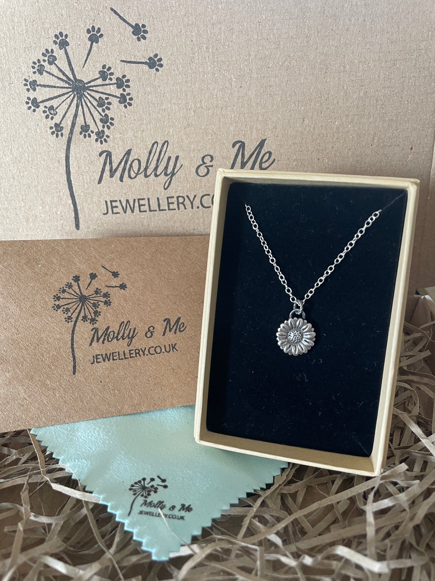Small Sunflower pendant