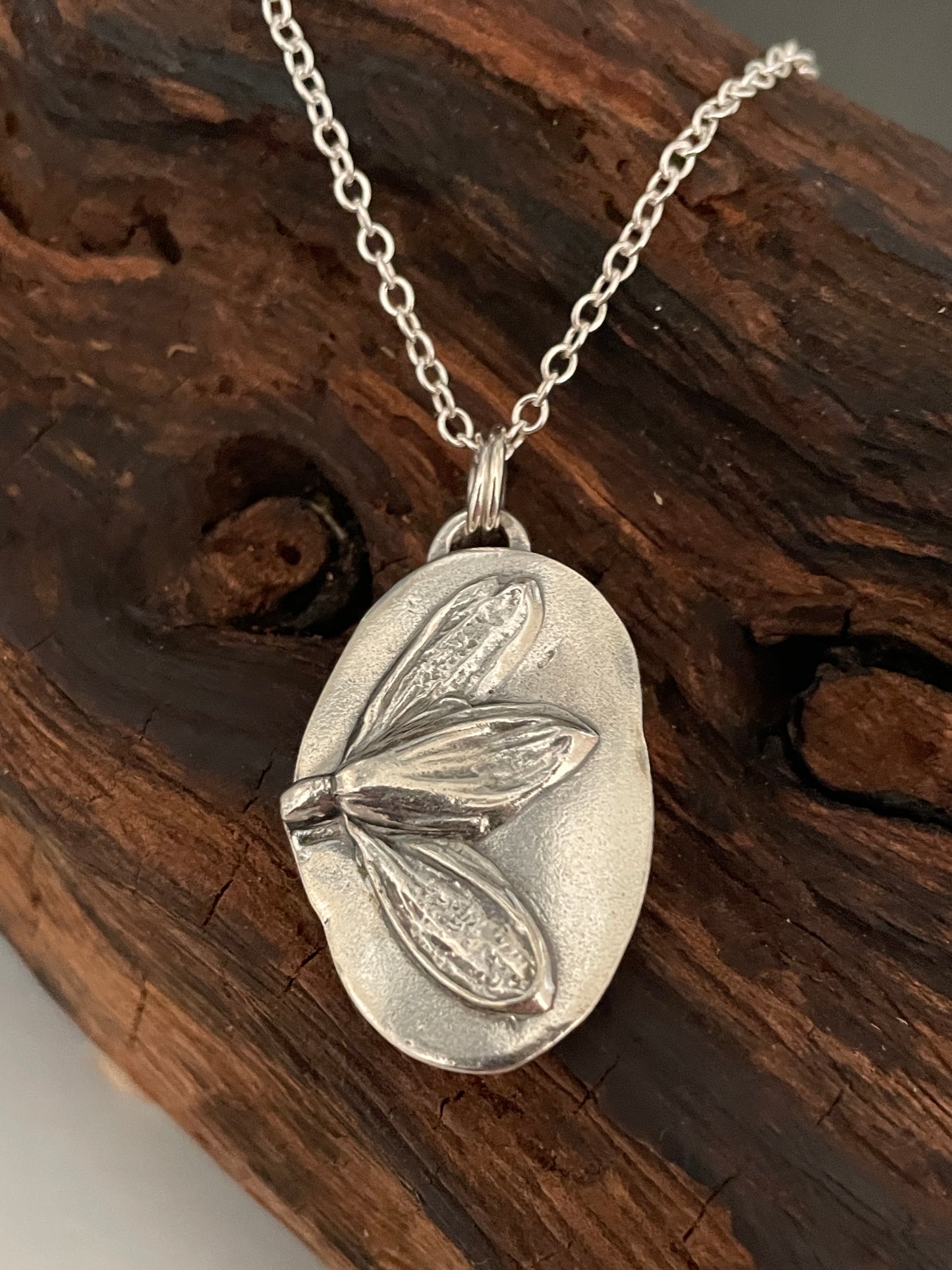 Silver Snowdrop Flower Pendant