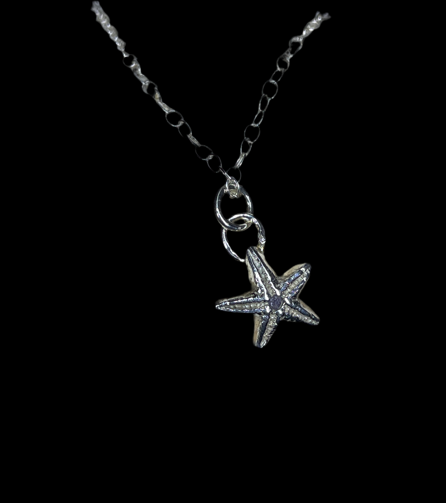 Small Starfish Charm Necklace
