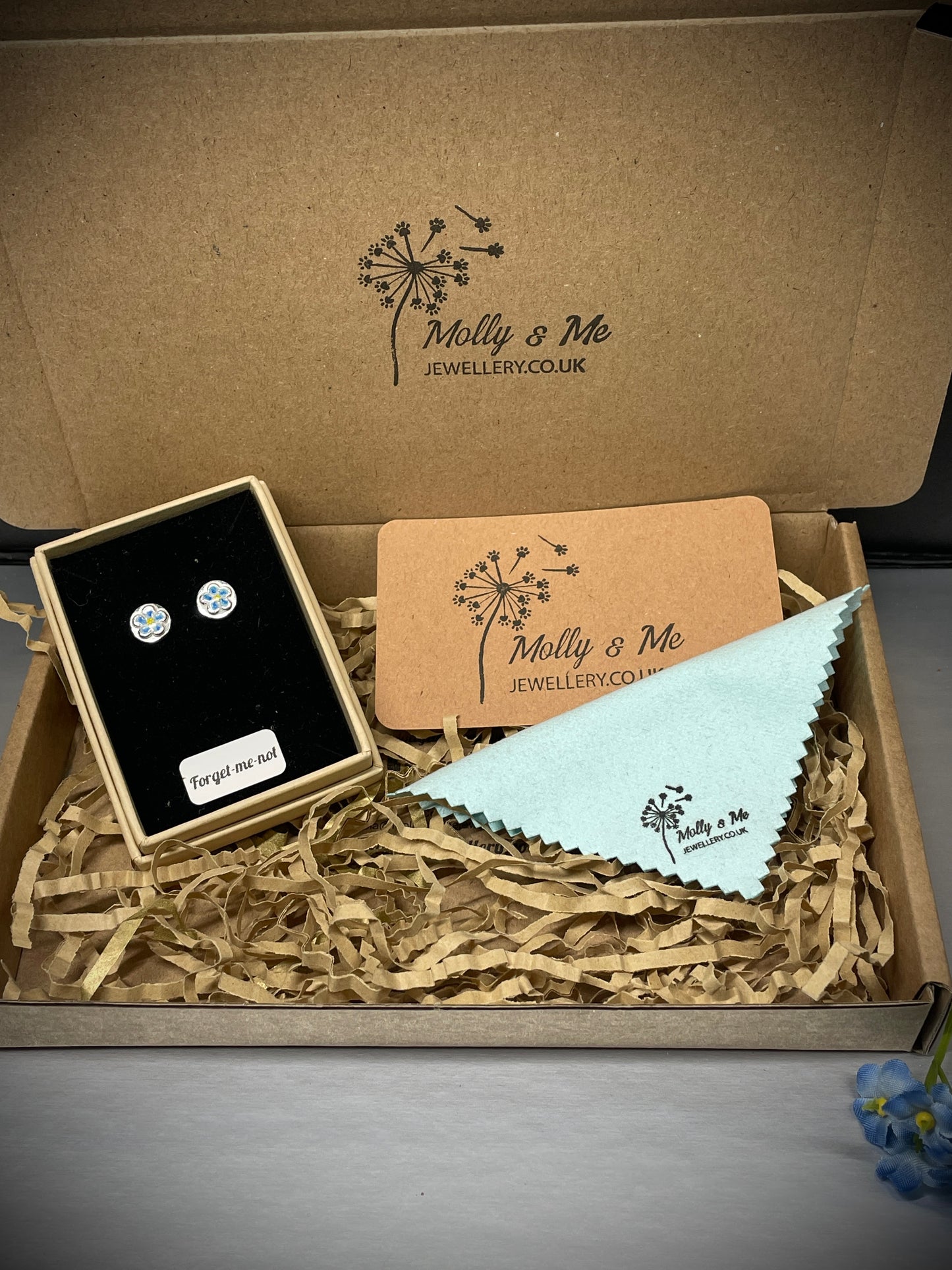 Forget-Me-Not Stud Earrings