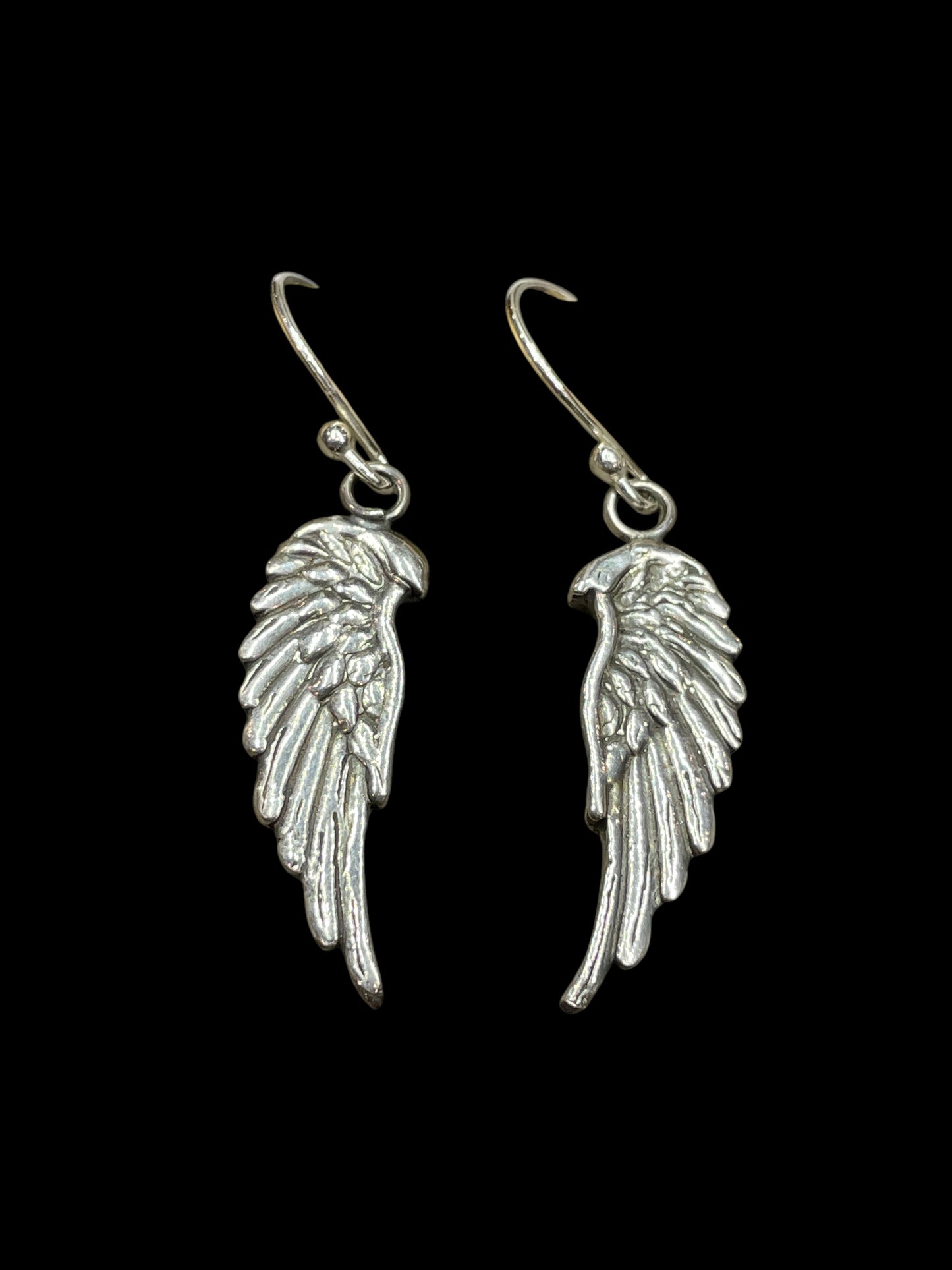 Large Angle Wing Dangle Earrings