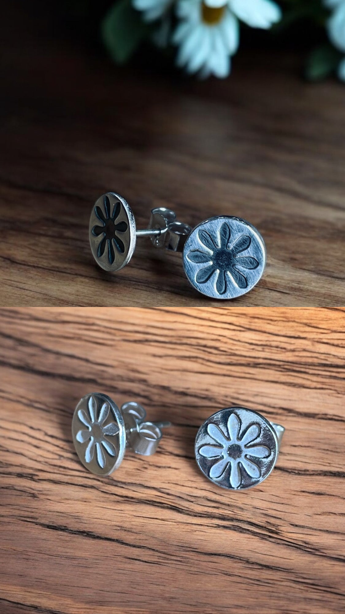 Daisy disc studs