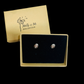 Coffee Bean Stud Earrings