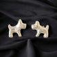 Little dog earrings