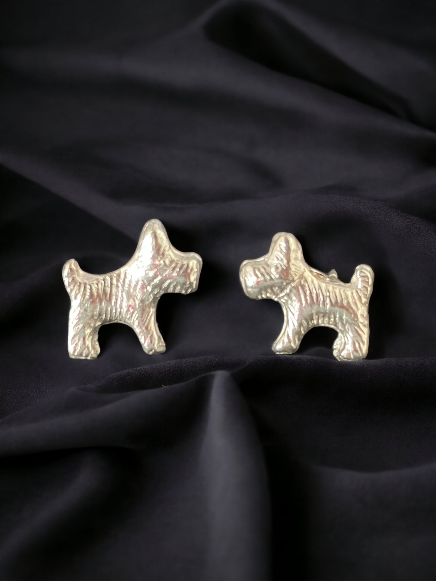 Little dog earrings