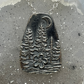 Silver Night Forest pendant