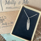 Flower tag pendant