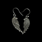 Large Angle Wing Dangle Earrings