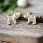 Little dog earrings