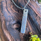 Flower tag pendant