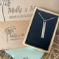 Flower tag pendant