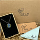 Double Forget-Me-Not necklace