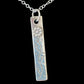 Flower tag pendant