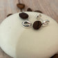 Coffee Bean Stud Earrings
