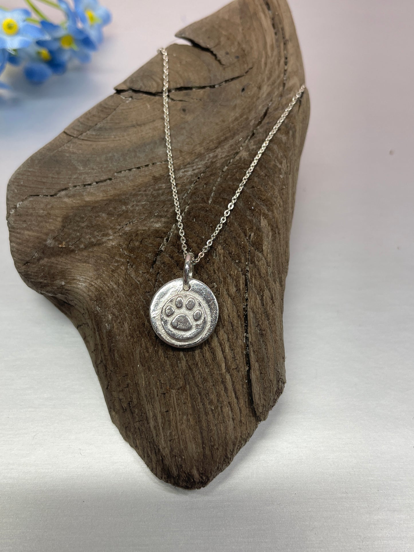 Small Forget-Me-Not Charm necklace