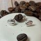 Coffee Bean Stud Earrings
