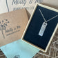 Flower tag pendant