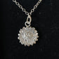Small daisy necklace with 24k gold centre