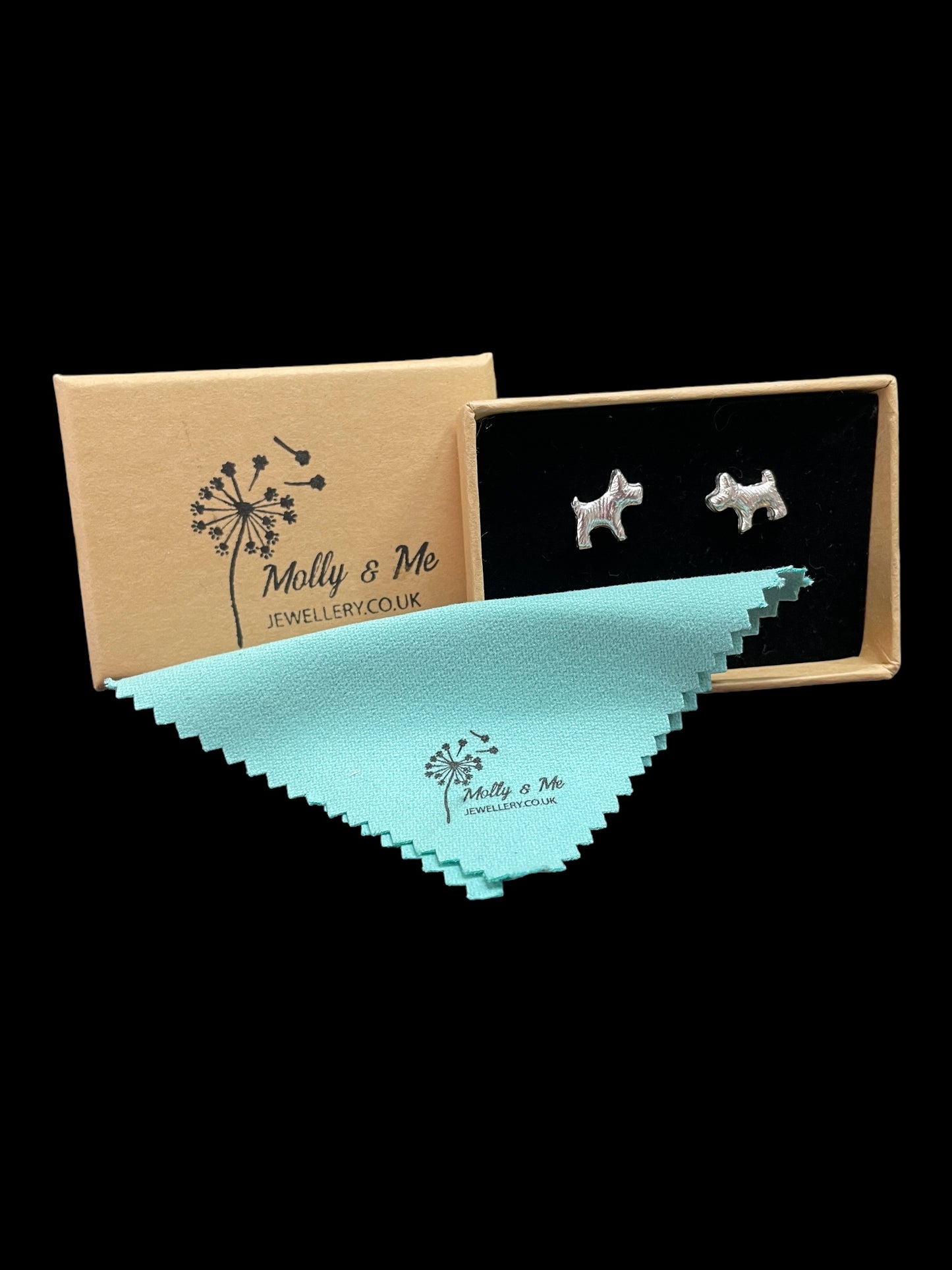 Little dog earrings