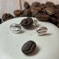 Coffee Bean Stud Earrings