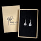 Tiny Dog Paw Dangle Earrings