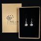 Dorset Silver Cockle Shell Dangle Earrings
