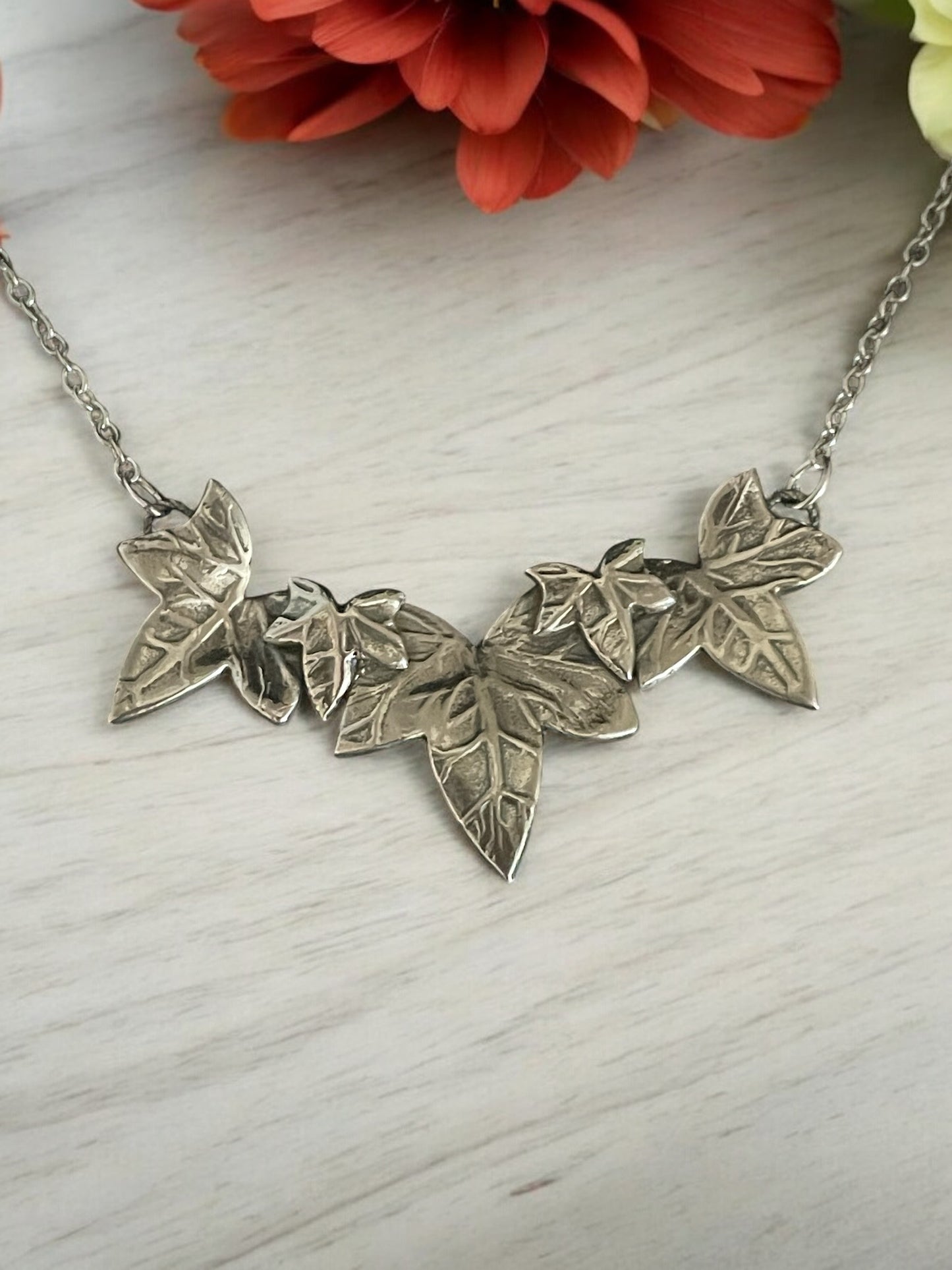 5 Ivy leaf necklace