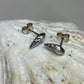 Tiny Dorset whelk shell earrings