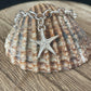 Silver starfish charm bracelet