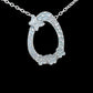 Silver Forget-me-not and butterfly pendant
