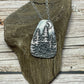 Silver Night Forest pendant