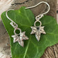 Ivy leaf dangle earrings