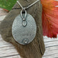 5 Leaf Oval Pendant
