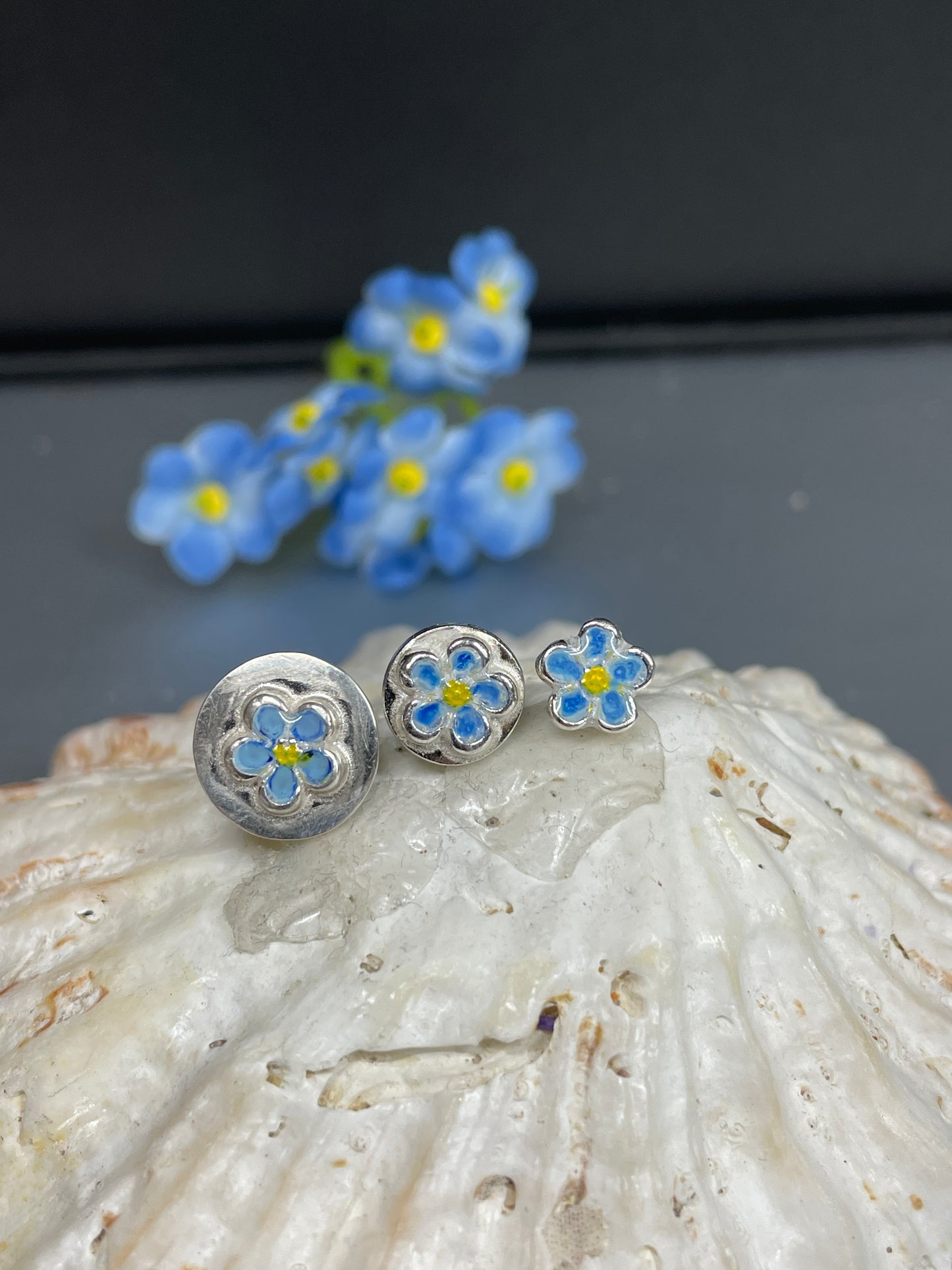 Forget-Me-Not Stud Earrings