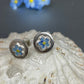 Forget-Me-Not Disc Earrings