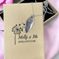 Leaf shaped flower necklace