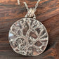 Silver Oakmoss Pendant