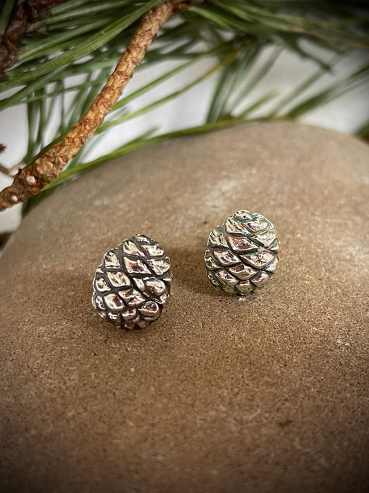 Little fir cone earrings