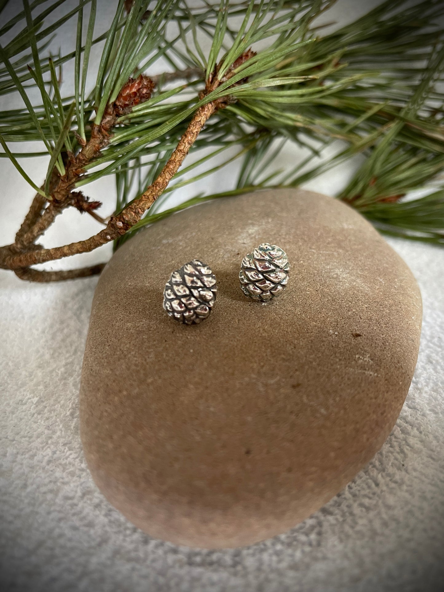 Little fir cone earrings