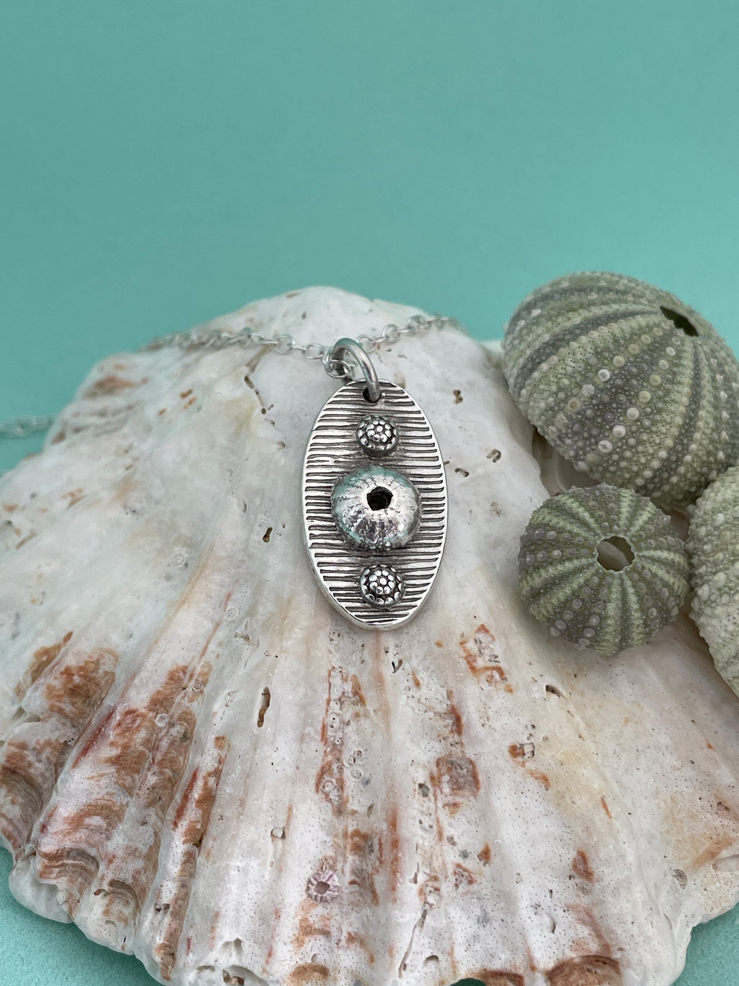 Oval Sea Urchin Pendant