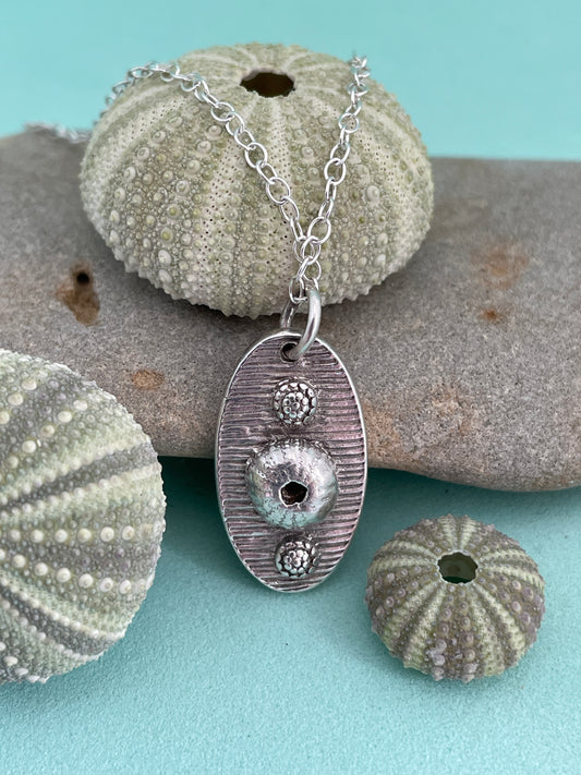 Oval Sea Urchin Pendant