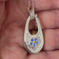 Cut-Out Forget-Me-Not flower necklace
