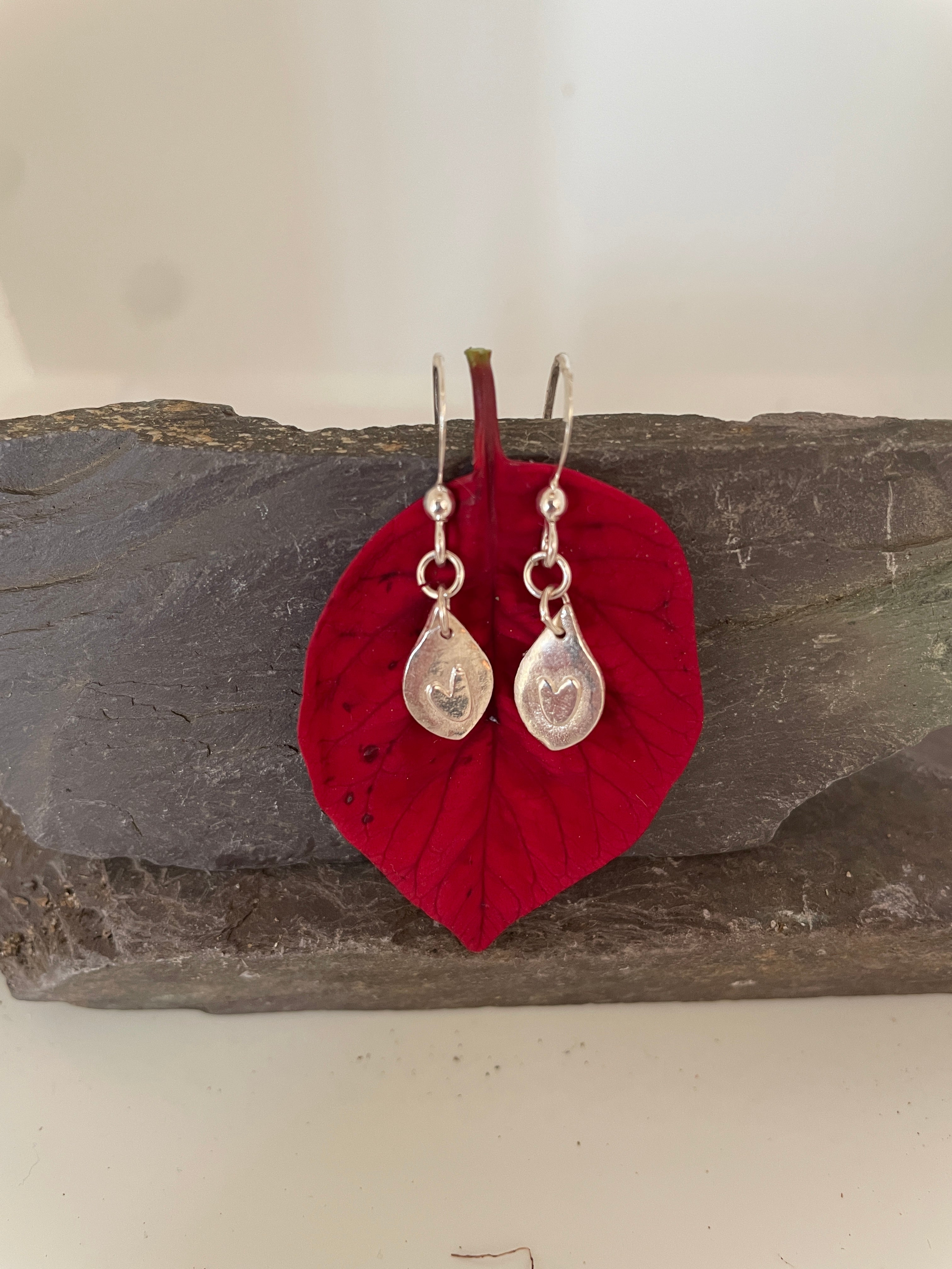 Heart 2024 dangle earrings