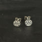 Tiny Paw Print stud earrings